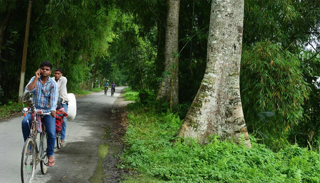 Cycling Majuli