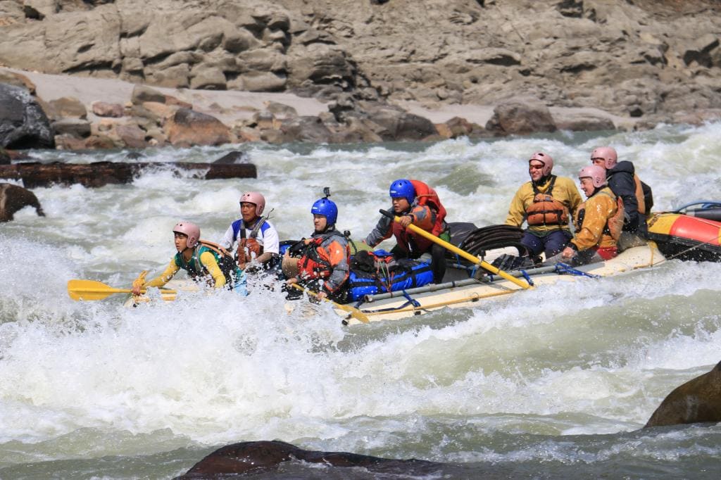 Siang River Rafting