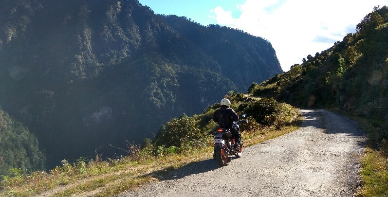 Biking in Northeast India