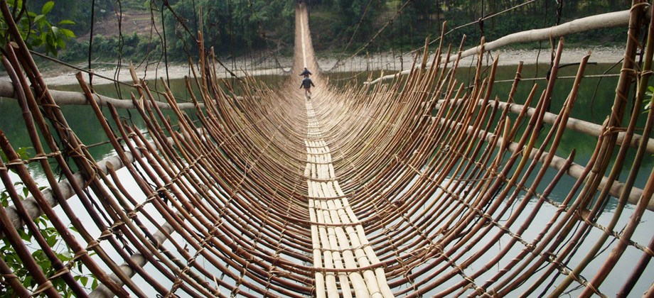 Cane Bridge at Kabu Village
