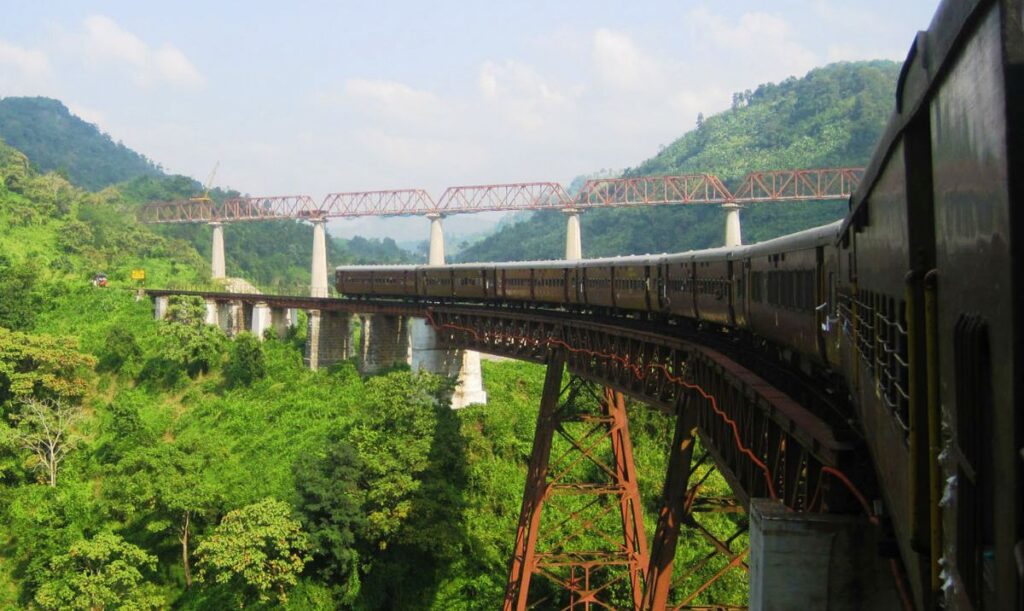 Haflong by train